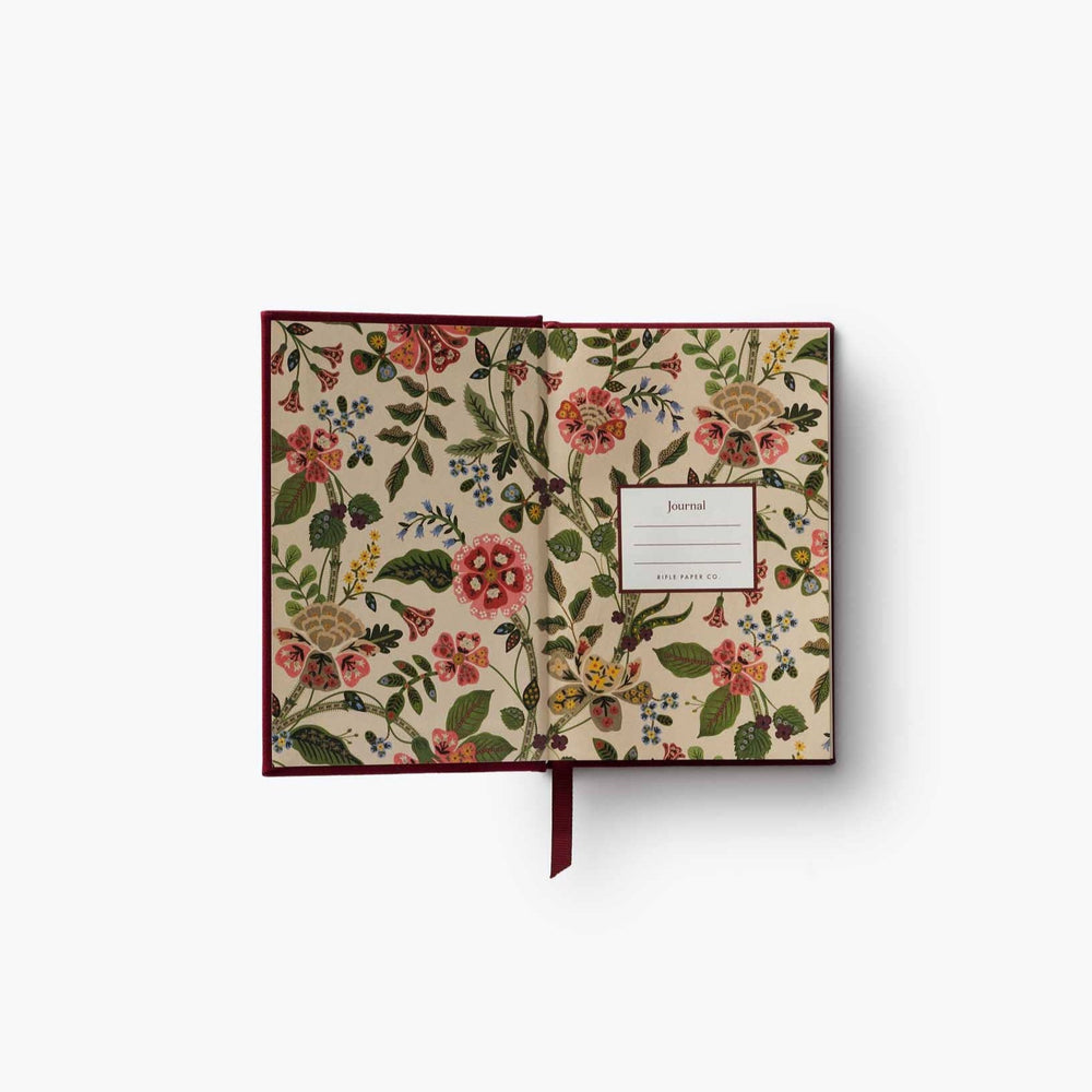 Gracie Mini Embroidered Journal - Merry PigletsRifle Paper Co.
