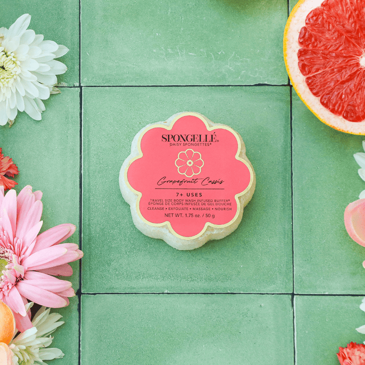Grapefruit Cassis Soap Body Wash Buffer - Merry PigletsSpongellé | Summer Gifts | Father's Day