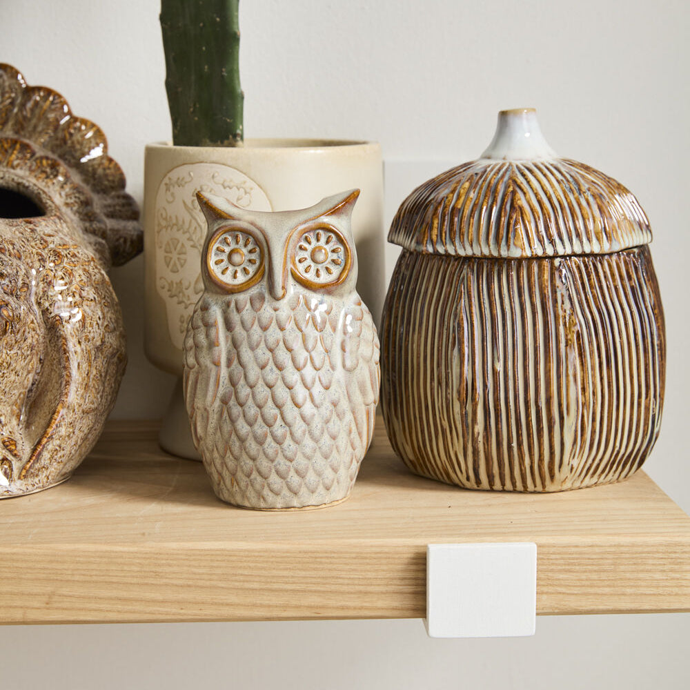 Great Grey Owl Budvase
