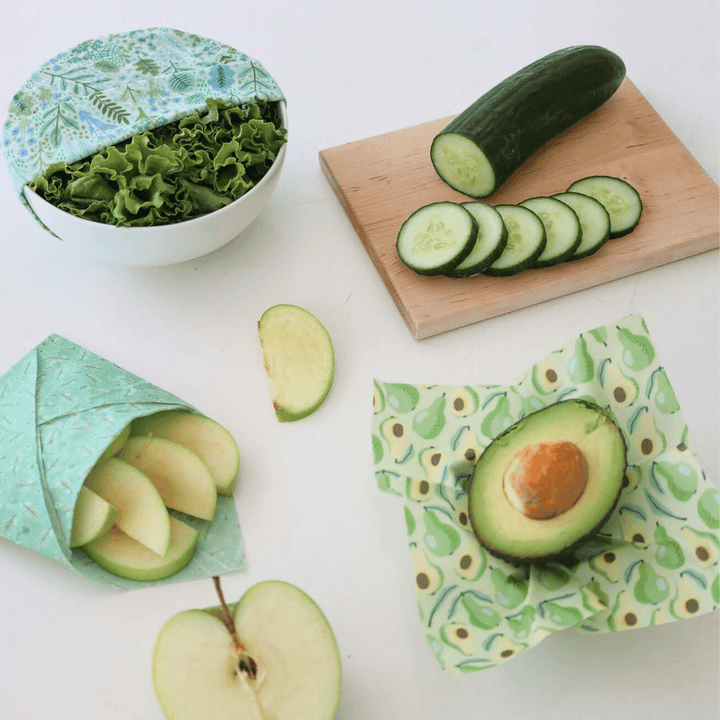 Green Beeswax Wrap Variety Set - Merry PigletsNATURE BEE