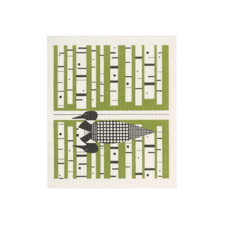 Green Loon Swedish Dishcloth - Merry PigletsCose Nuove