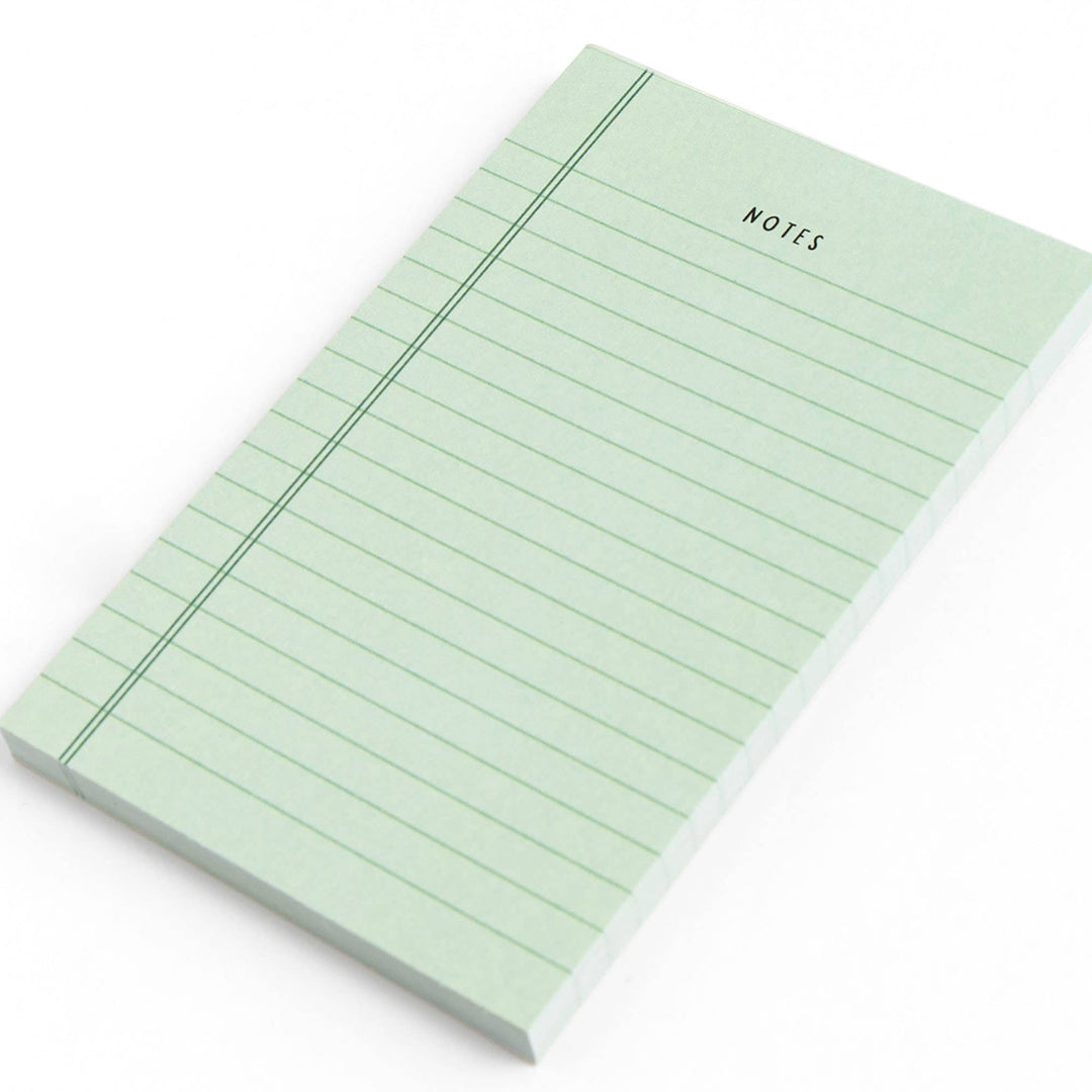 Green Notes Notepad - Merry PigletsPippi Post