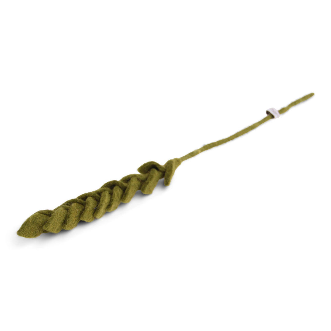 Green Wool Corn Flower - Merry PigletsGry and Sif