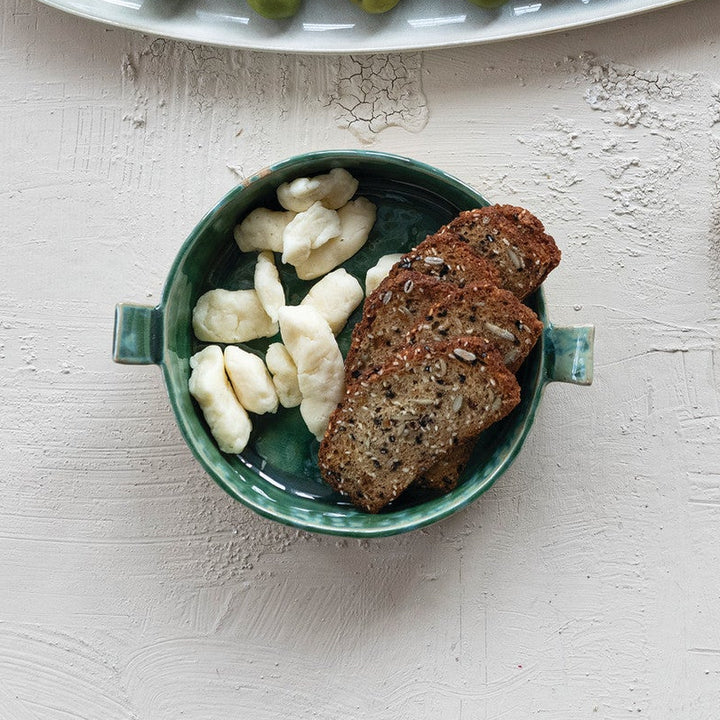 Green Round Baker Dish