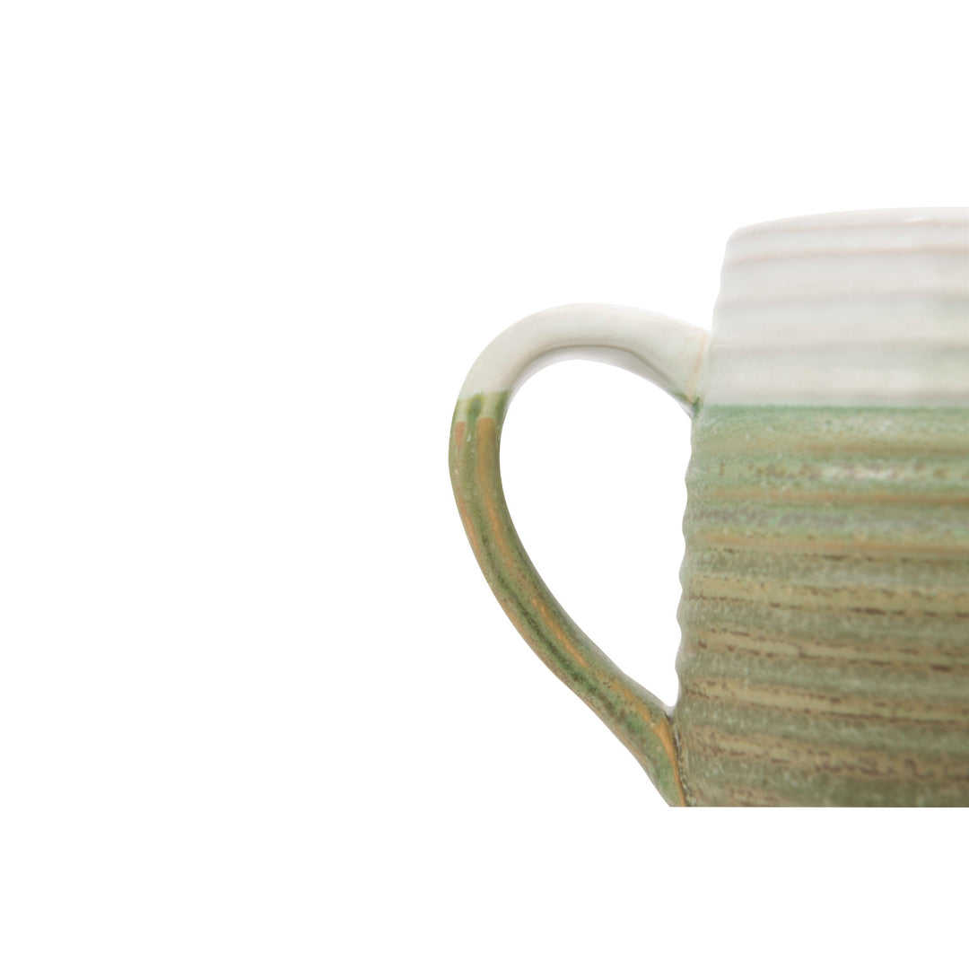 Grooved Stoneware Mug