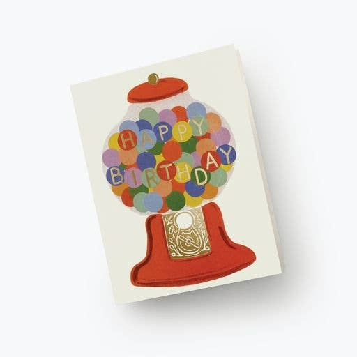 Gumball Birthday Greeting Card - Merry PigletsRifle Paper Co.