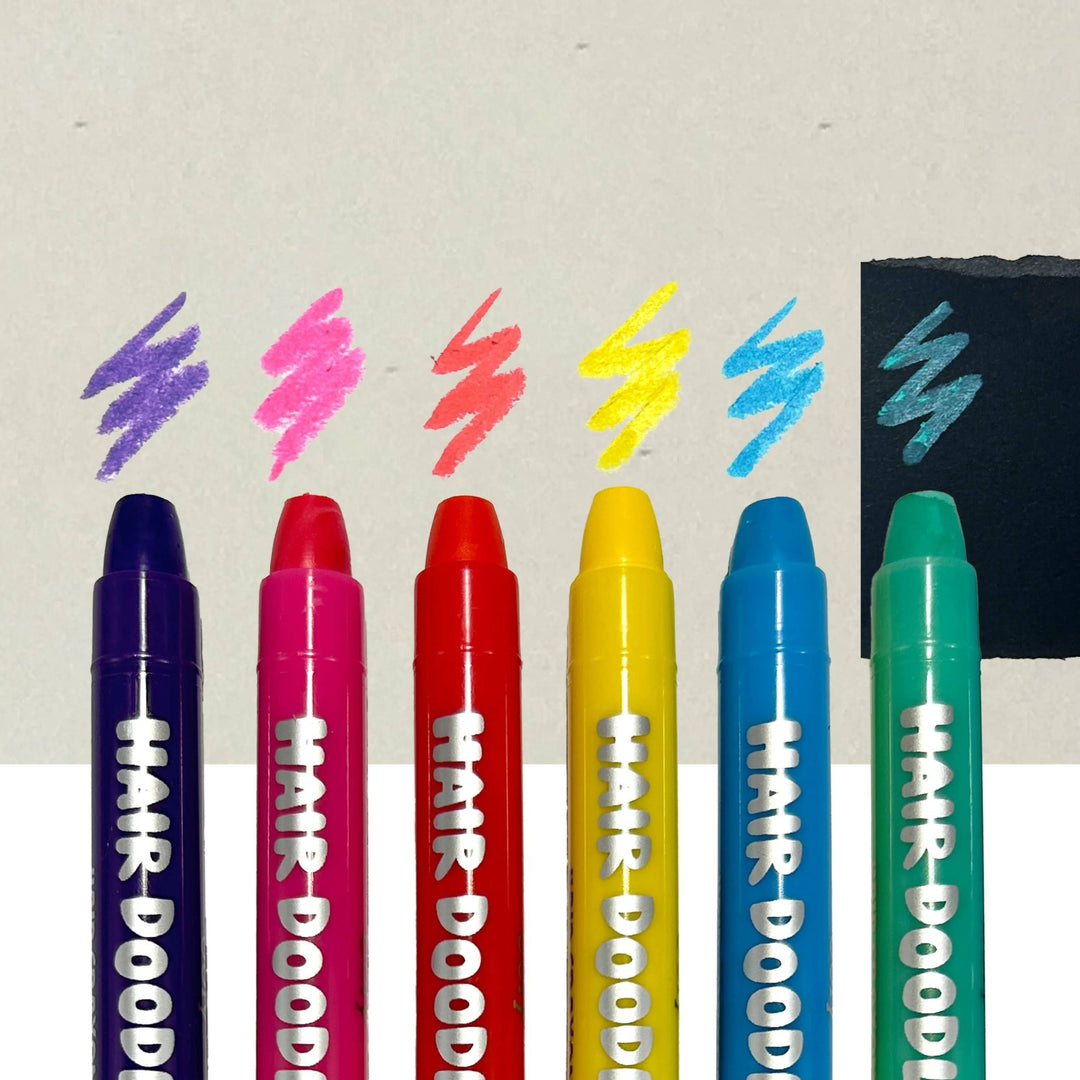 Hair Doodlers Crayon Set - Merry PigletsOOLY