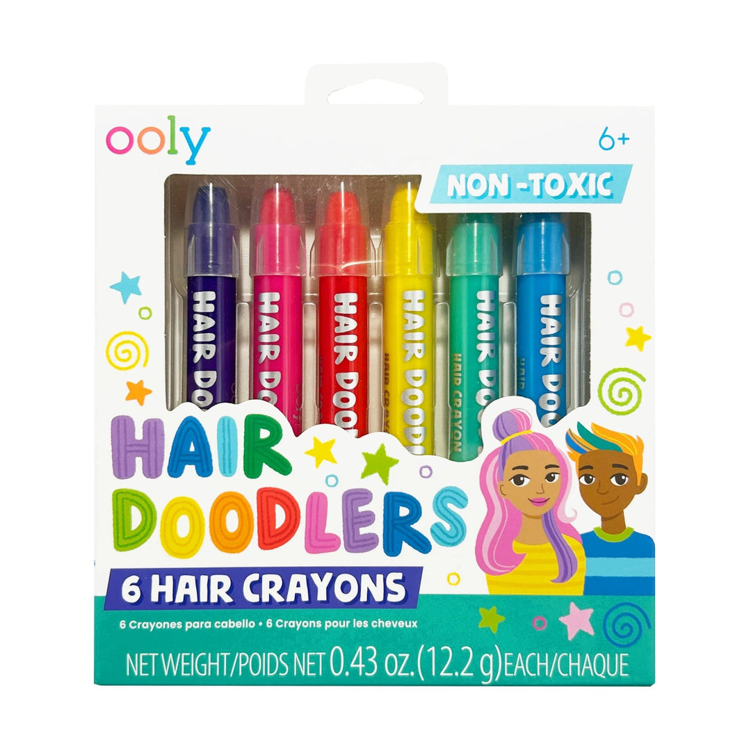 Hair Doodlers Crayon Set - Merry PigletsOOLY