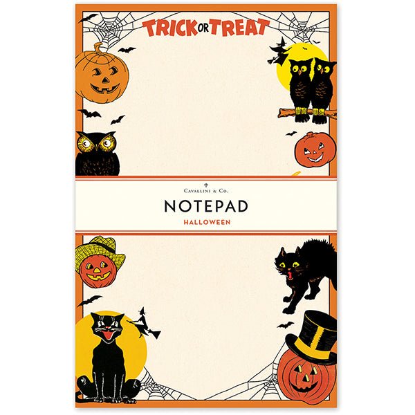 Halloween Notepad - Merry PigletsCavallini Papers & Co.