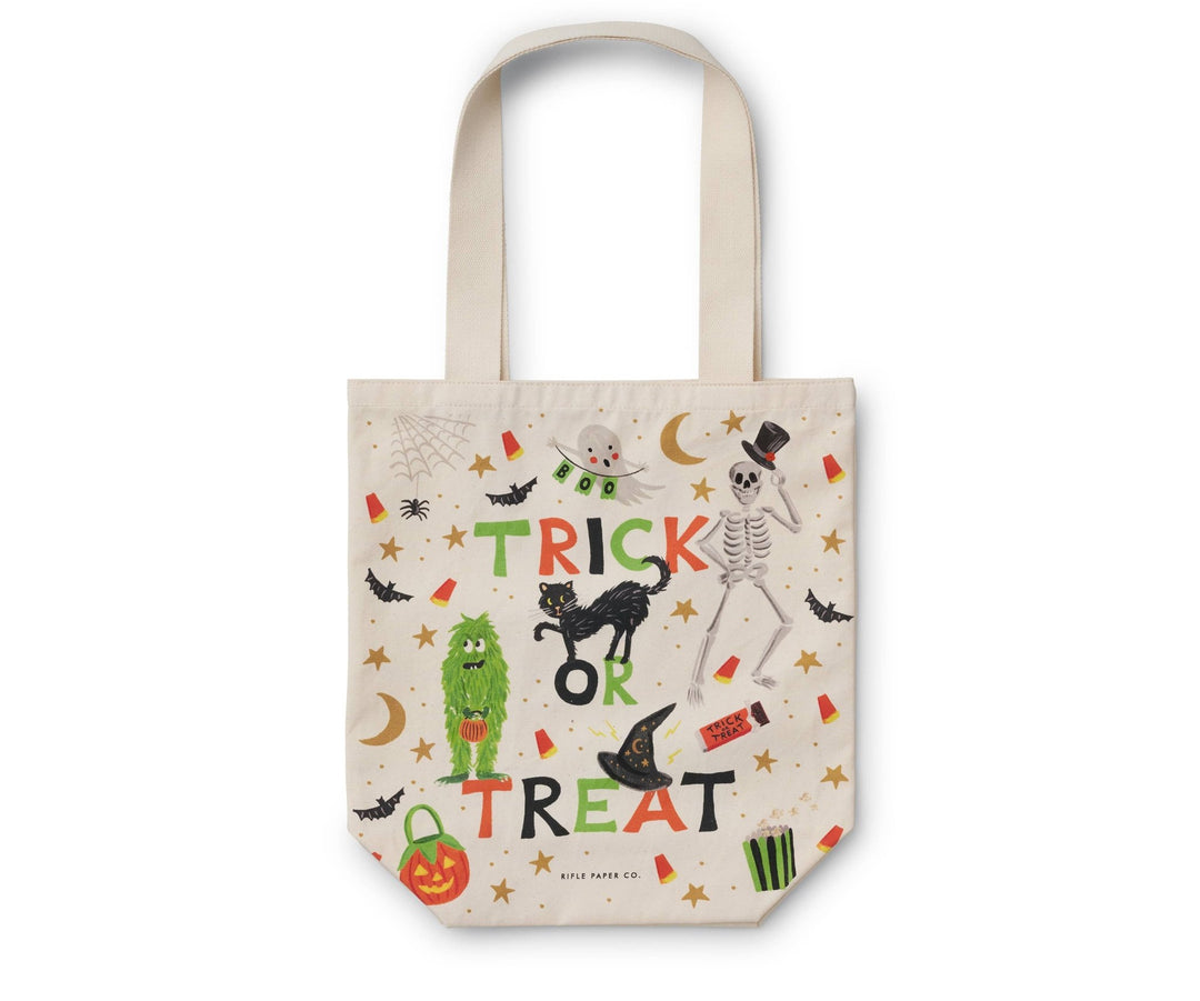 Halloween Parade Canvas Tote Bag - Merry PigletsRifle Paper Co.