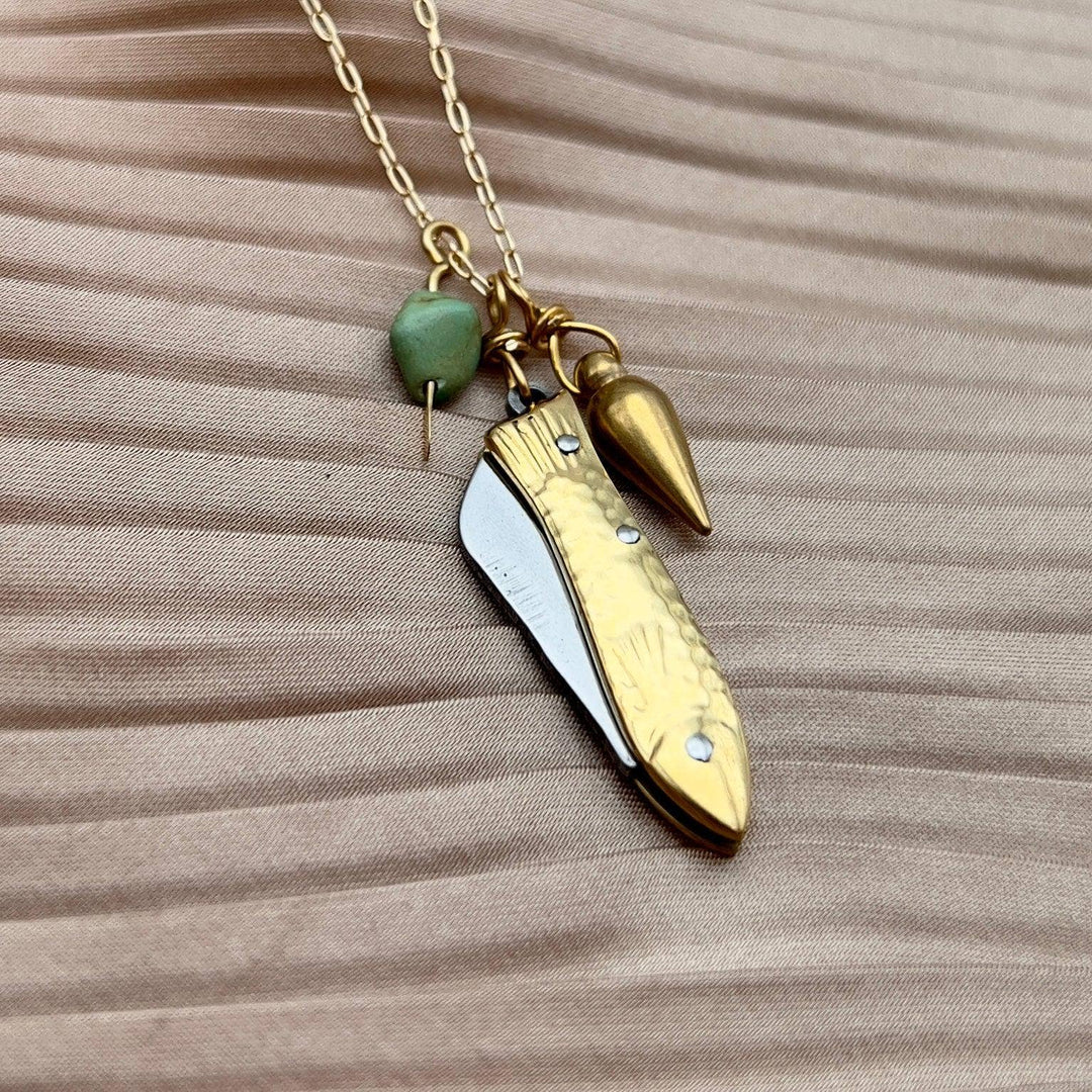 Handmade Fish Billie Necklace - Merry PigletsFluff Hardware