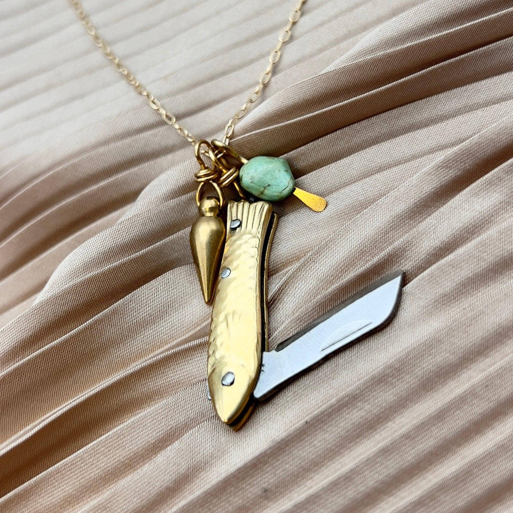 Handmade Fish Billie Necklace - Merry PigletsFluff Hardware