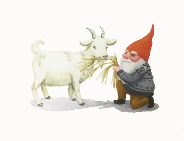 Happy Gnome Notes Notecards - Merry PigletsSkandisk