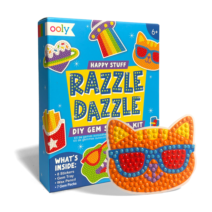 Happy Stuff DIY Gem Sticker Kit - Merry PigletsOOLY