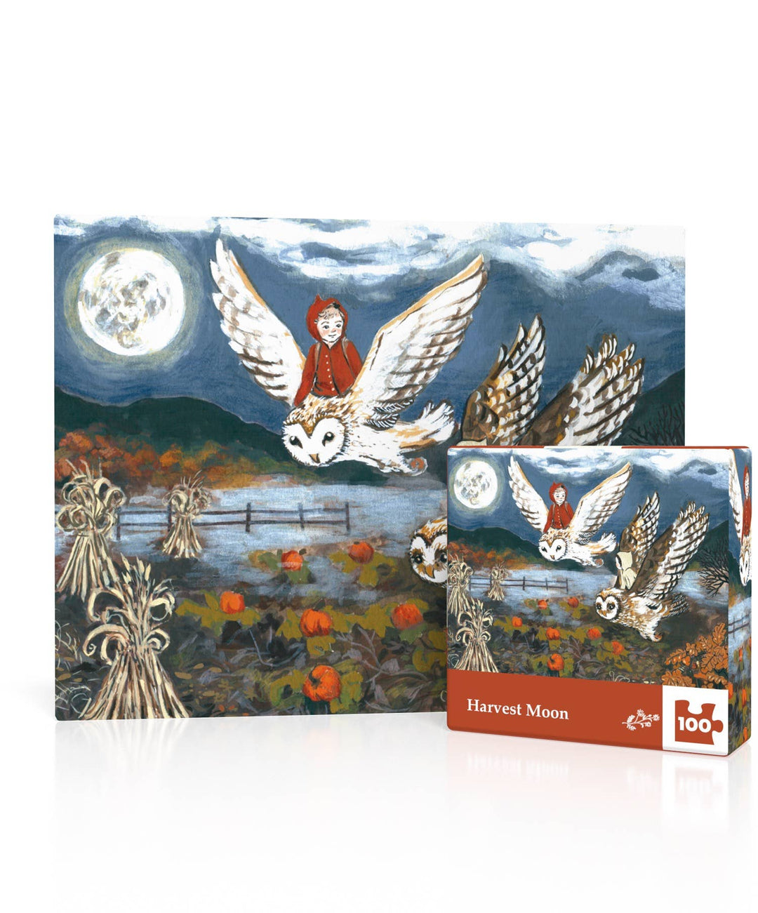 Harvest Moon 100 Piece Mini Puzzle - Merry PigletsNew York Puzzle Company