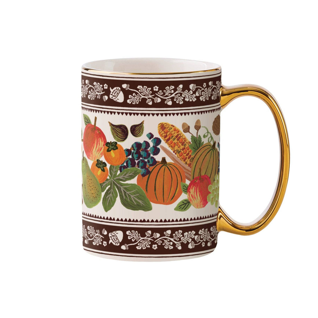 Harvest Porcelain Mug - Merry PigletsRifle Paper Co.
