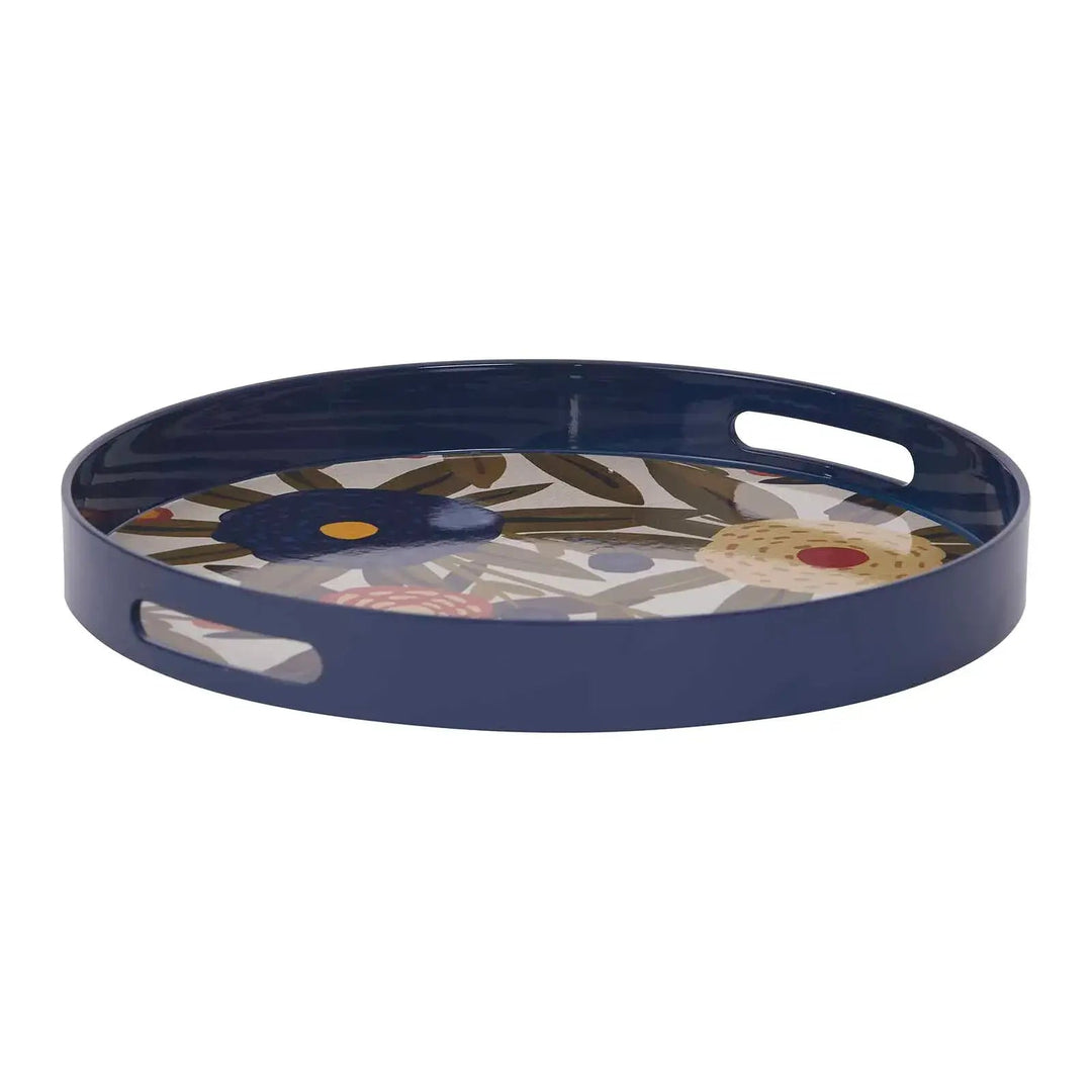 Harvest Sunshine Round Serving Tray - Merry Pigletsrockflowerpaper