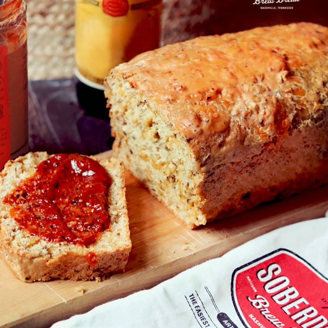 Hatch Green Chile Cheddar Beer Bread Mix - Merry PigletsSoberdough