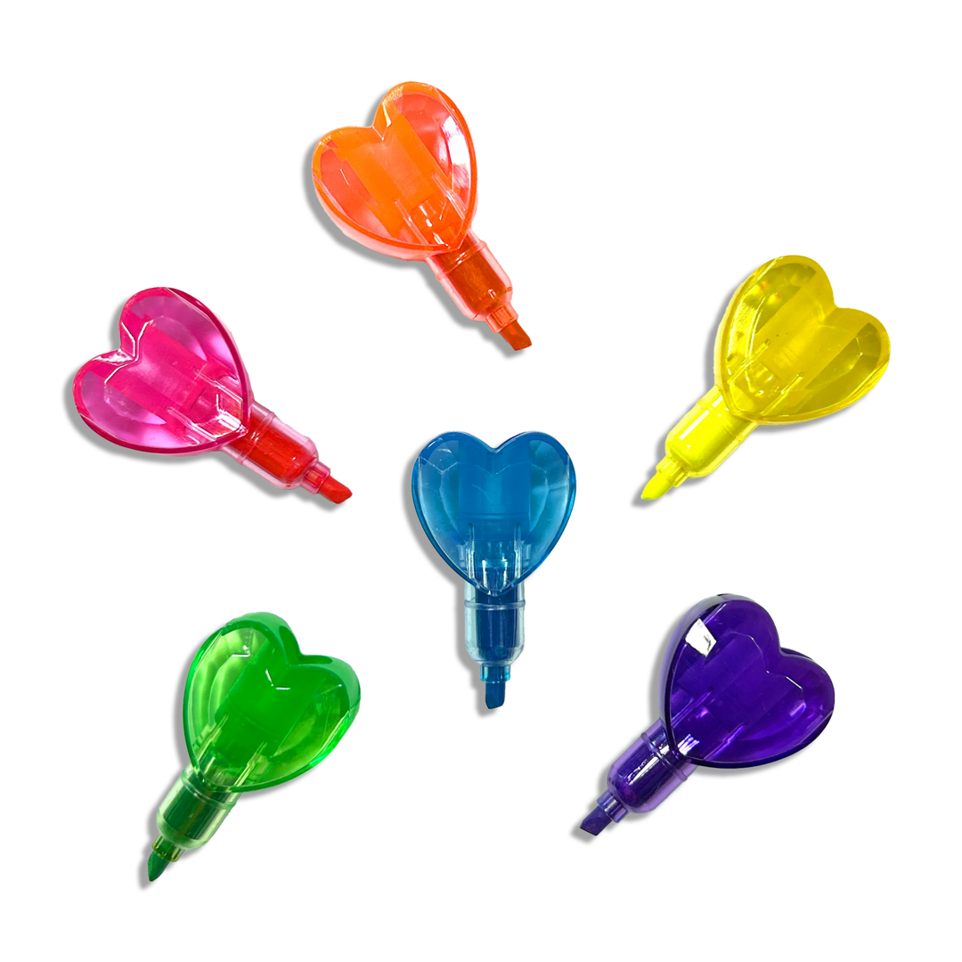 Heart Stacking Highlighters - Merry PigletsOOLY