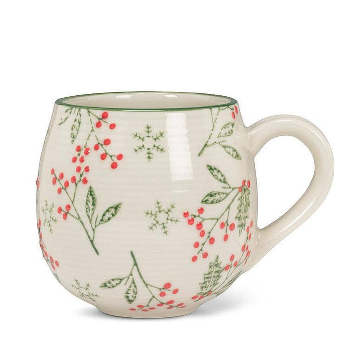 Holly Leaves Mug - Merry PigletsAbbott
