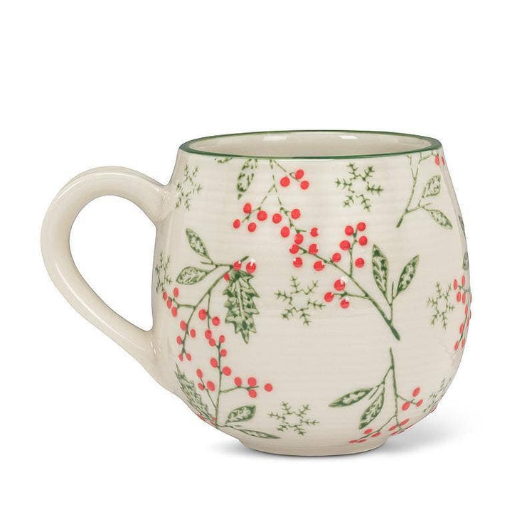 Holly Leaves Mug - Merry PigletsAbbott
