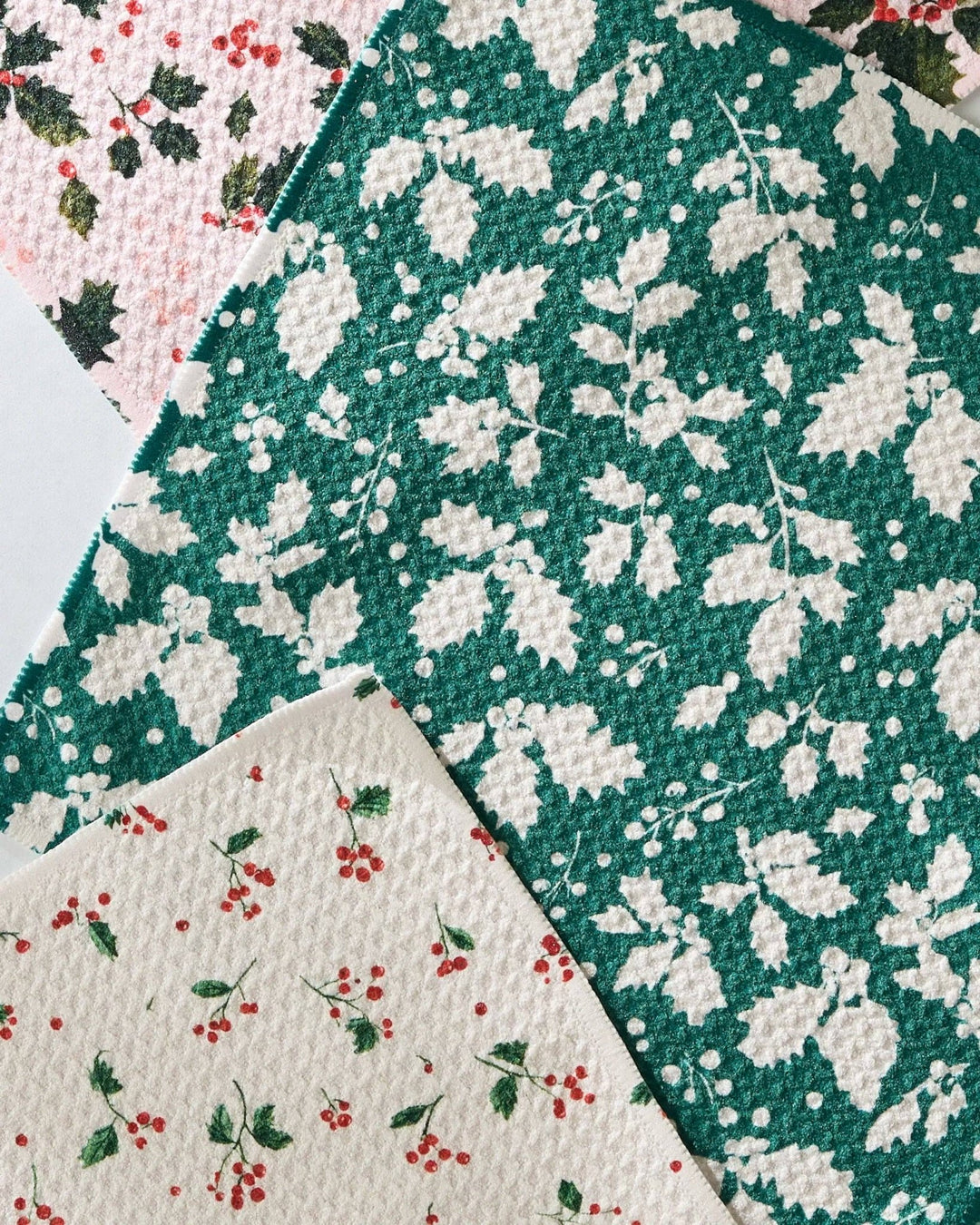 Hollyday Dishcloth Set - Merry PigletsGeometry