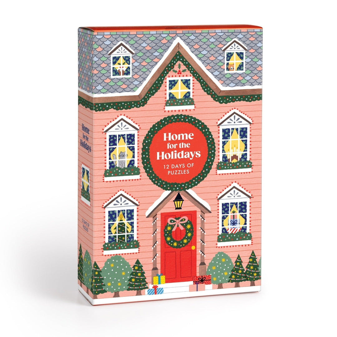 Home for the Holidays Twelve Days Advent Puzzle - Merry PigletsGalison