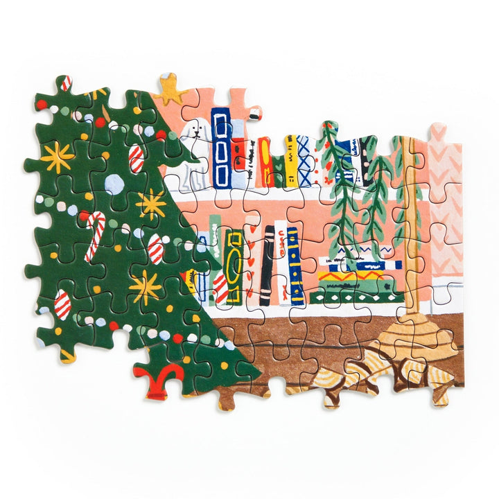 Home for the Holidays Twelve Days Advent Puzzle - Merry PigletsGalison