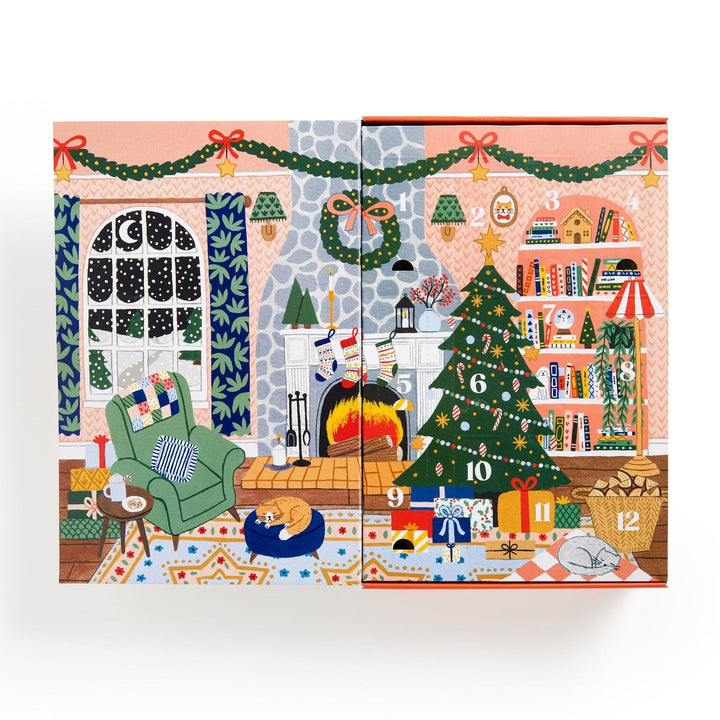 Home for the Holidays Twelve Days Advent Puzzle - Merry PigletsGalison