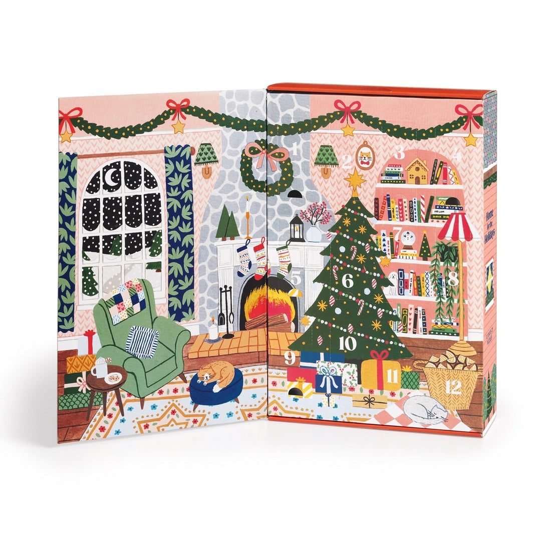 Home for the Holidays Twelve Days Advent Puzzle - Merry PigletsGalison
