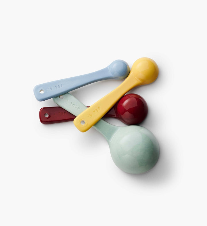 Home Sweet Home Porcelain Measuring Spoons - Merry PigletsRifle Paper Co.