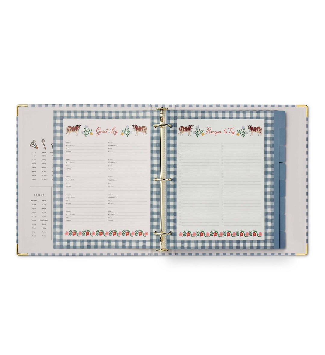 Home Sweet Home Recipe Binder - Merry PigletsRifle Paper Co.