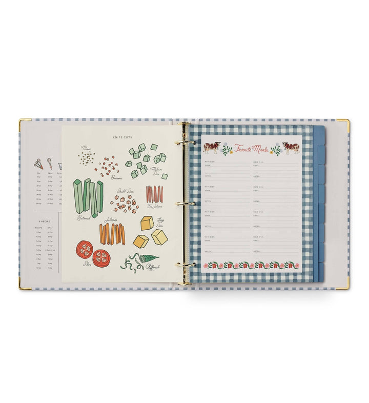 Home Sweet Home Recipe Binder - Merry PigletsRifle Paper Co.