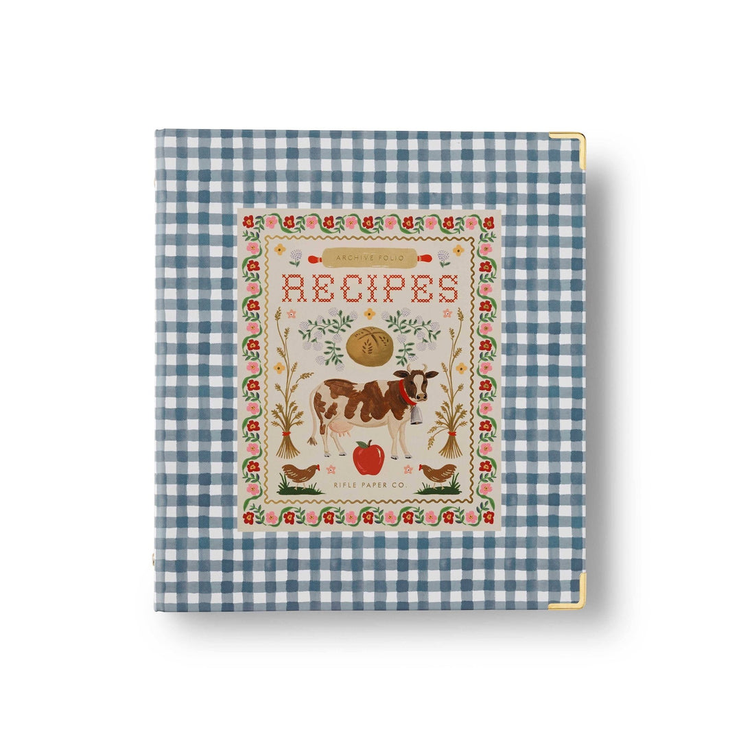 Home Sweet Home Recipe Binder - Merry PigletsRifle Paper Co.