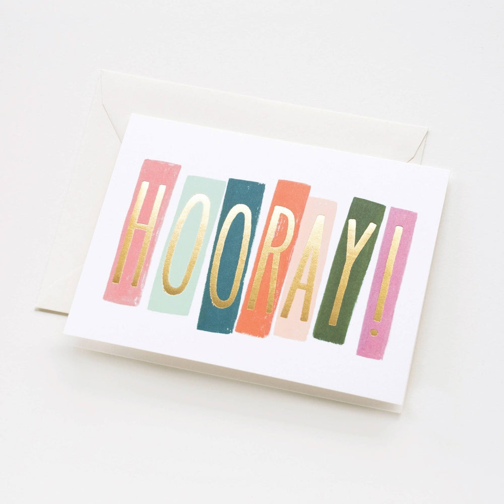 Hooray! Greeting Card - Merry PigletsRifle Paper Co.