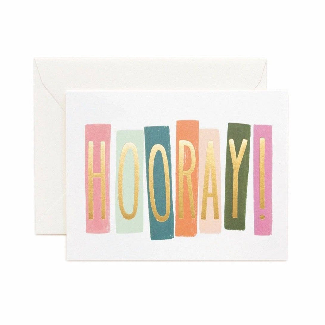 Hooray! Greeting Card - Merry PigletsRifle Paper Co.