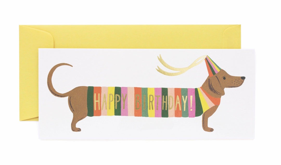 Hot Dog No. 10 Greeting Card - Merry PigletsRifle Paper Co.