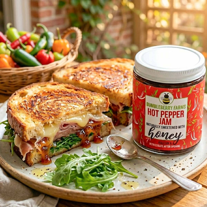 Hot Pepper Jam - Merry PigletsBumbleberry Farms