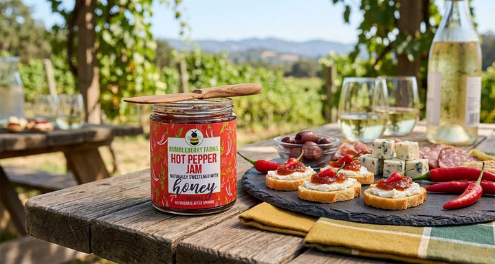 Hot Pepper Jam - Merry PigletsBumbleberry Farms