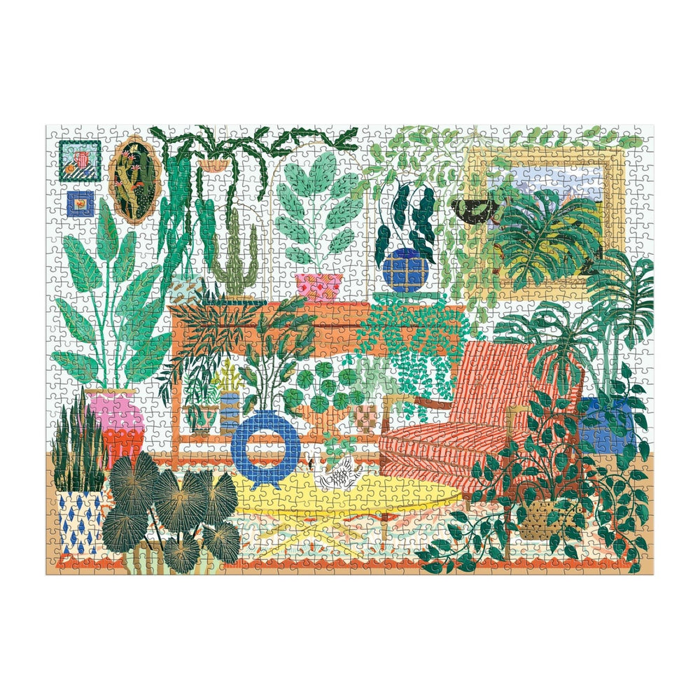 Houseplant Haven 1000 Piece Puzzle - Merry PigletsGalison