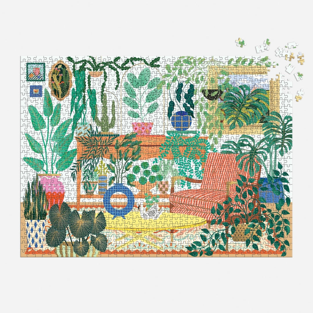 Houseplant Haven 1000 Piece Puzzle - Merry PigletsGalison