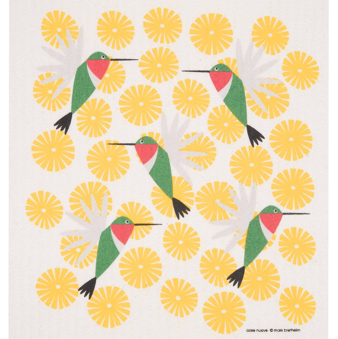 Hummingbird Swedish Dishcloth - Merry PigletsSwedish Dishcloths by Cose Nuove