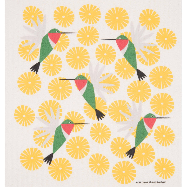 Hummingbird Swedish Dishcloth - Merry PigletsSwedish Dishcloths by Cose Nuove