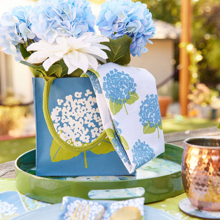 Hydrangea Reusable Gift Bag - Merry Pigletsrockflowerpaper