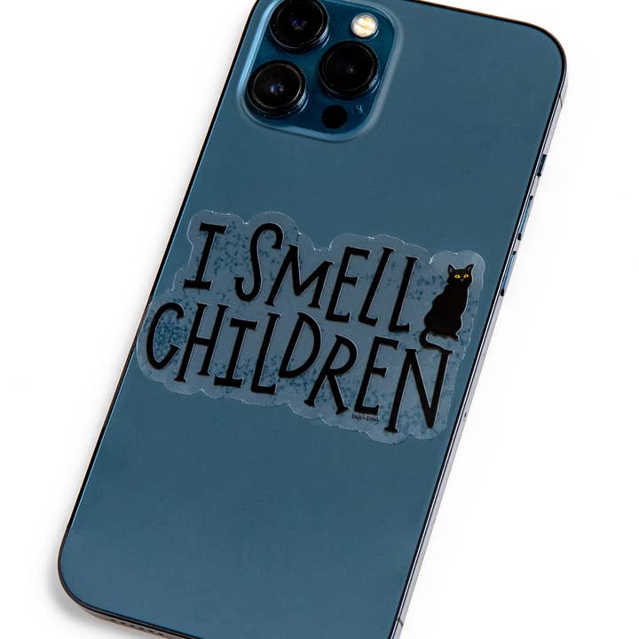 I Smell Children Clear Decal Sticker - Merry PigletsPippi Post