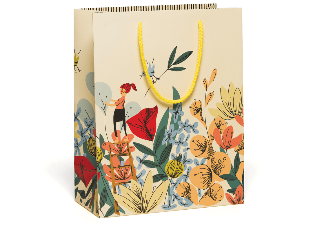 In the Flowers gift bag - Merry PigletsRed Cap Cards