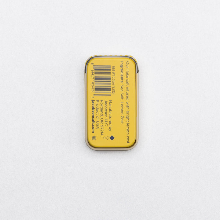 Infused Lemon Zest Sea Salt - Merry PigletsJacobsen Salt Co.