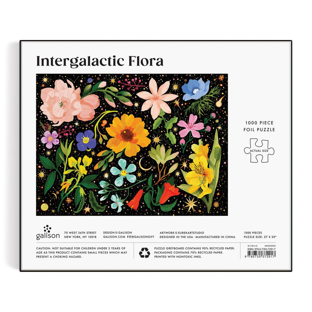 Intergalactic Flora 1000 Piece Puzzle - Merry Piglets