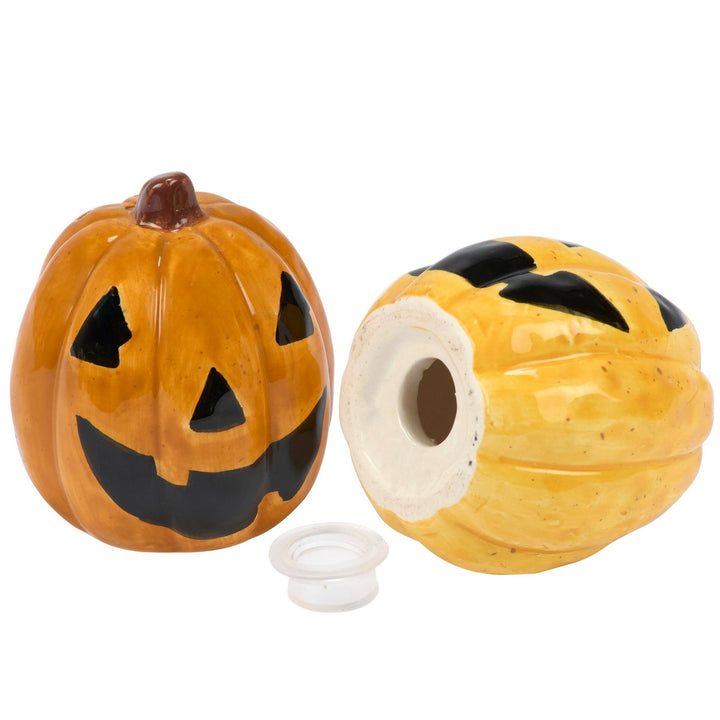 Jack - O - Lantern Salt & Pepper Set - Merry PigletsPrimitives by Kathy
