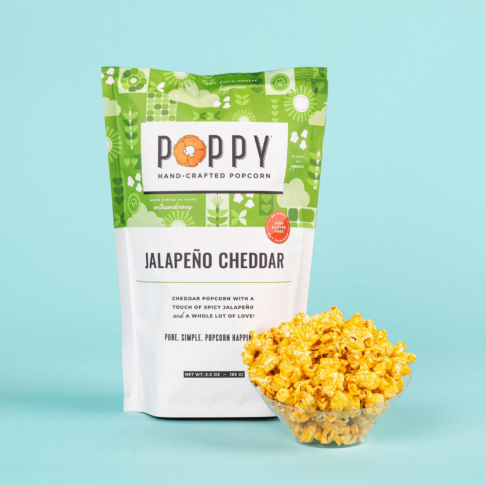 Jalapeño Cheddar Popcorn - Merry PigletsPoppy Hand-Crafted Popcorn